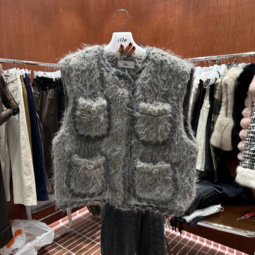 ILLO東大門㊣直郵女裝新款推薦人氣休閑熱賣真品25秋冬馬甲ILLO馬甲圖色2