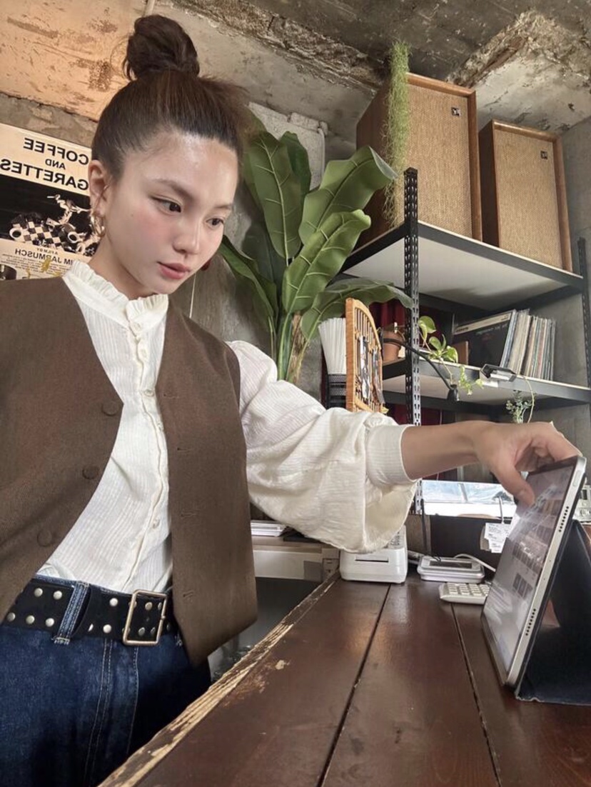 LETAILOR韓國代購㊣女裝新品職業休閑熱賣推薦時尚25秋冬馬甲LETAILOR馬甲