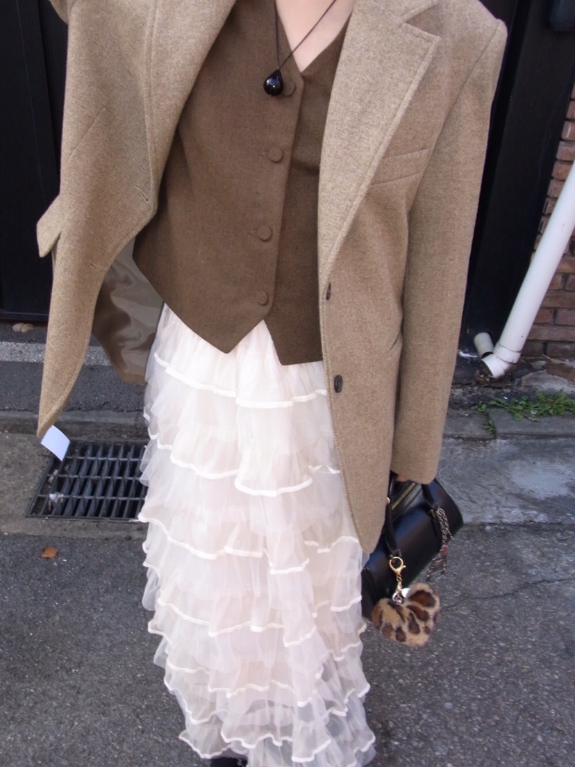 LETAILOR韓國代購㊣女裝新品職業休閑熱賣推薦時尚25秋冬馬甲LETAILOR馬甲