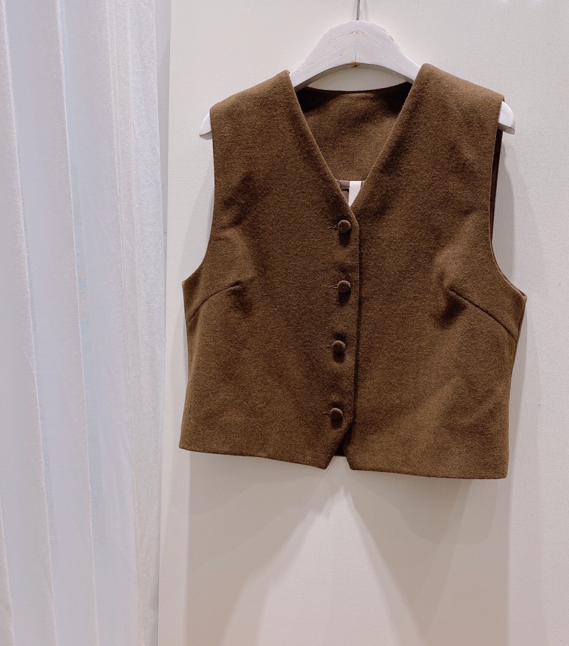 LETAILOR韓國代購㊣女裝新品職業休閑熱賣推薦時尚25秋冬馬甲LETAILOR馬甲圖色1