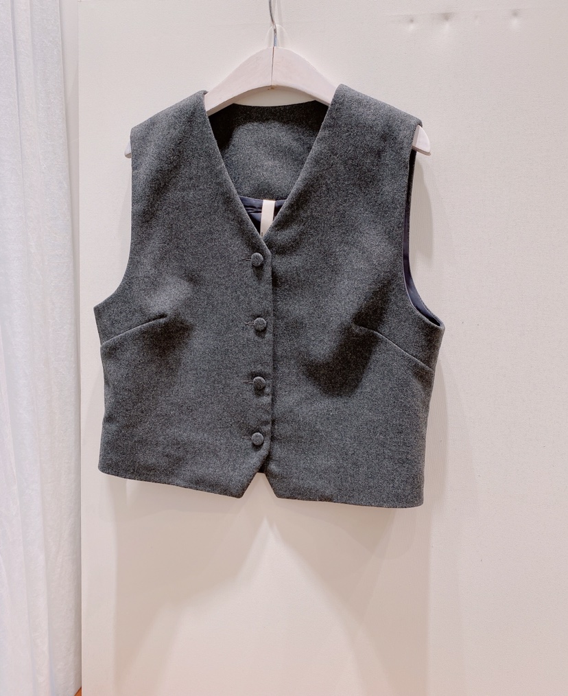 LETAILOR韓國代購㊣女裝新品職業休閑熱賣推薦時尚25秋冬馬甲LETAILOR馬甲圖色2