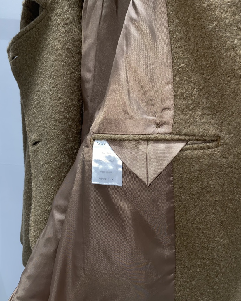 NOPROBLEM韓國直郵㊣女士新款職業人氣時尚熱賣短款大衣含腰帶NOPROBLEM短款大衣