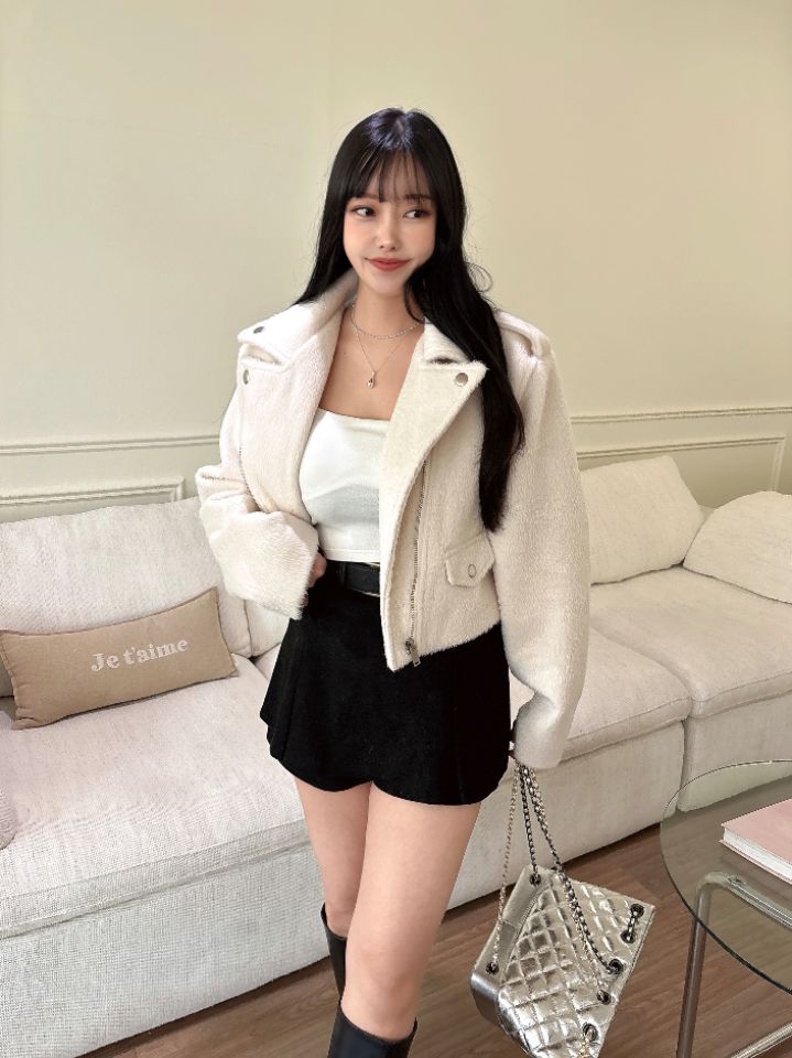 mars東大門㊣實拍女裝新款25秋冬真品職業人氣夾克含腰帶羊毛mars夾克