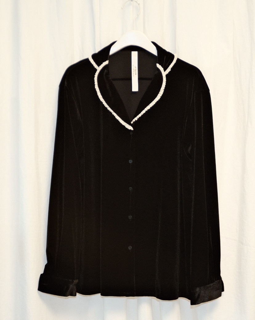 LETAILOR東大門㊣直郵女裝新品職業25秋冬襯衫蕾絲衫天鵝絨LETAILOR襯衫/蕾絲衫