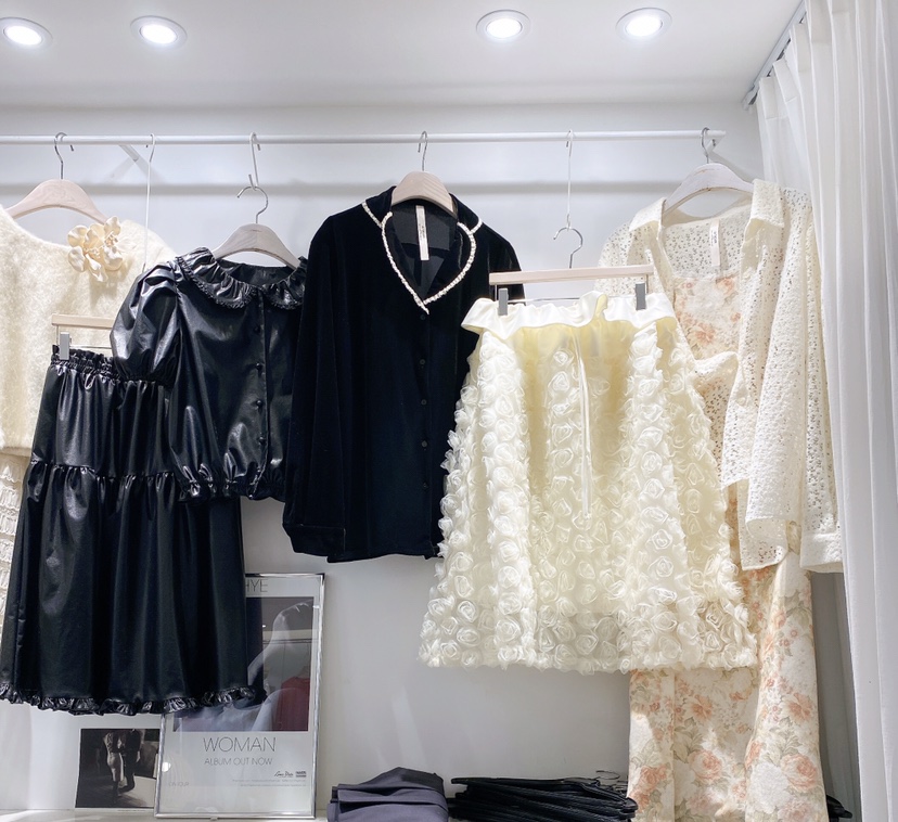 LETAILOR東大門㊣直郵女裝新品職業25秋冬襯衫蕾絲衫天鵝絨LETAILOR襯衫/蕾絲衫