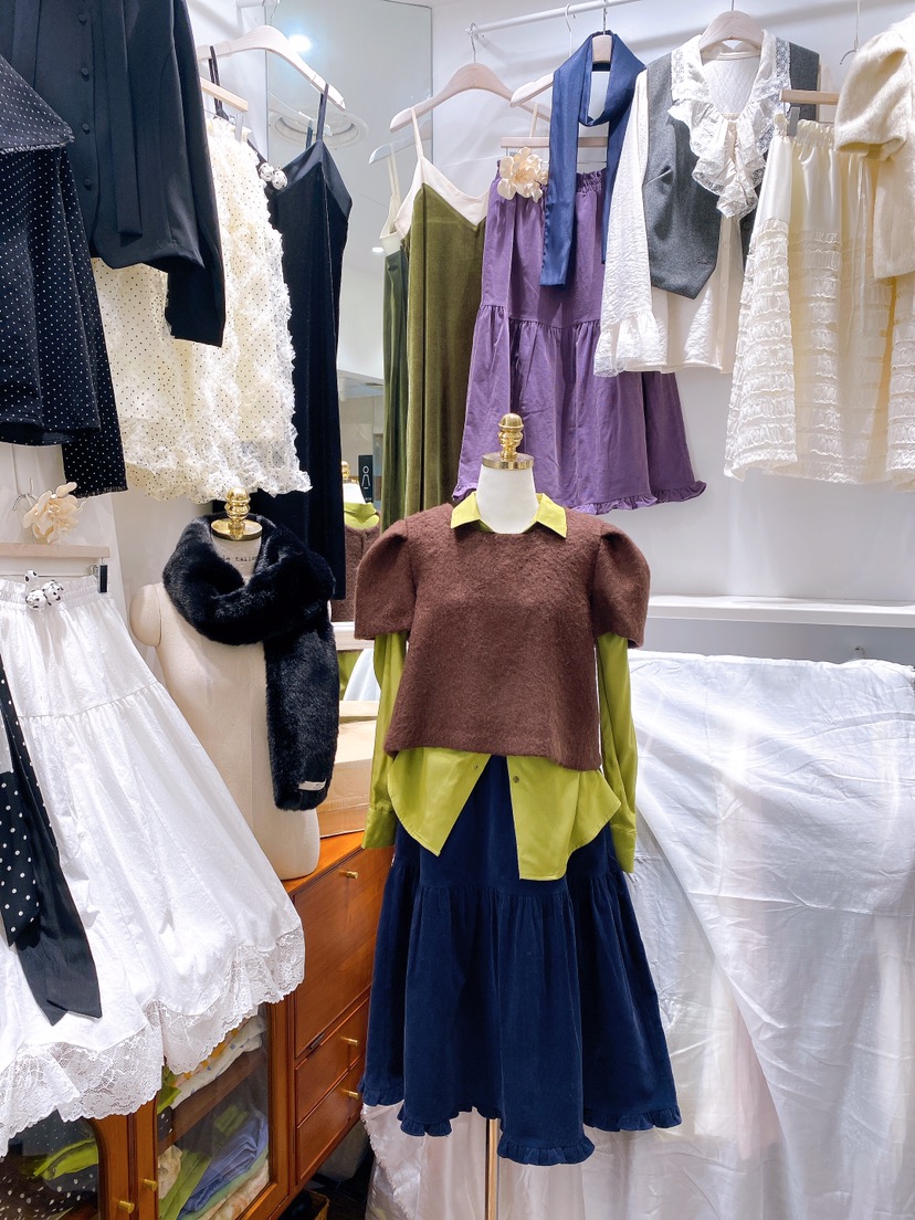 LETAILOR東大門㊣直郵女裝新款熱賣25秋冬職業半身裙中短裙LETAILOR半身裙/中短裙