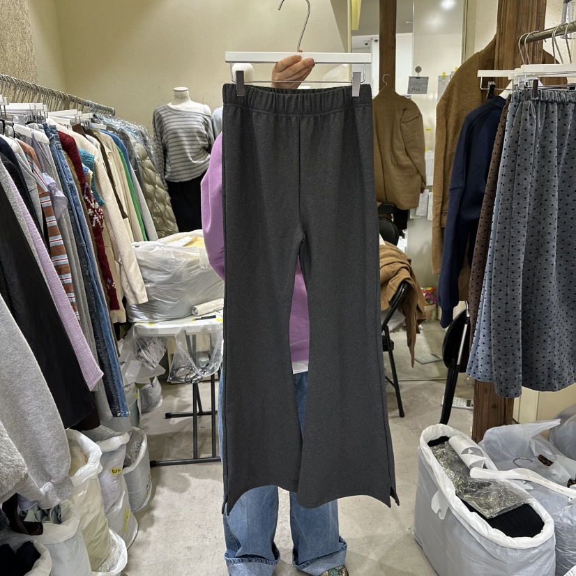 REFLAT東大門㊣代購女士新品25秋冬推薦真品休閑褲加絨貂絨REFLAT休閑褲