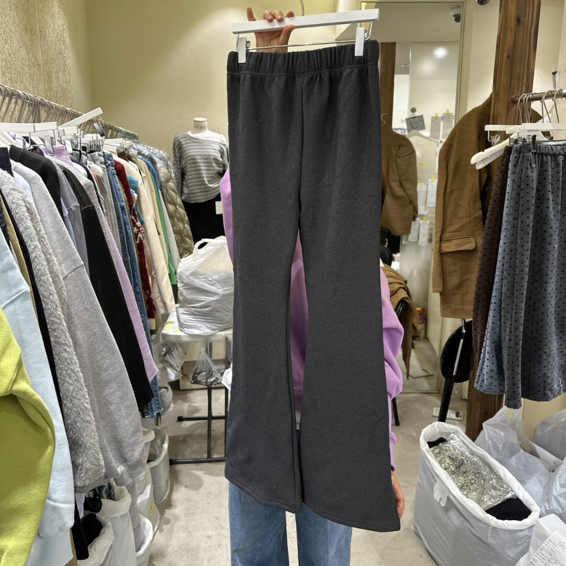 REFLAT東大門㊣代購女士新品25秋冬推薦真品休閑褲加絨貂絨REFLAT休閑褲圖色1