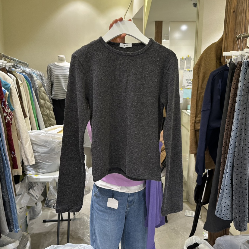 REFLAT東大門㊣實拍女裝新品25秋冬真品人氣休閑時尚長袖T恤REFLAT長袖T恤圖色5