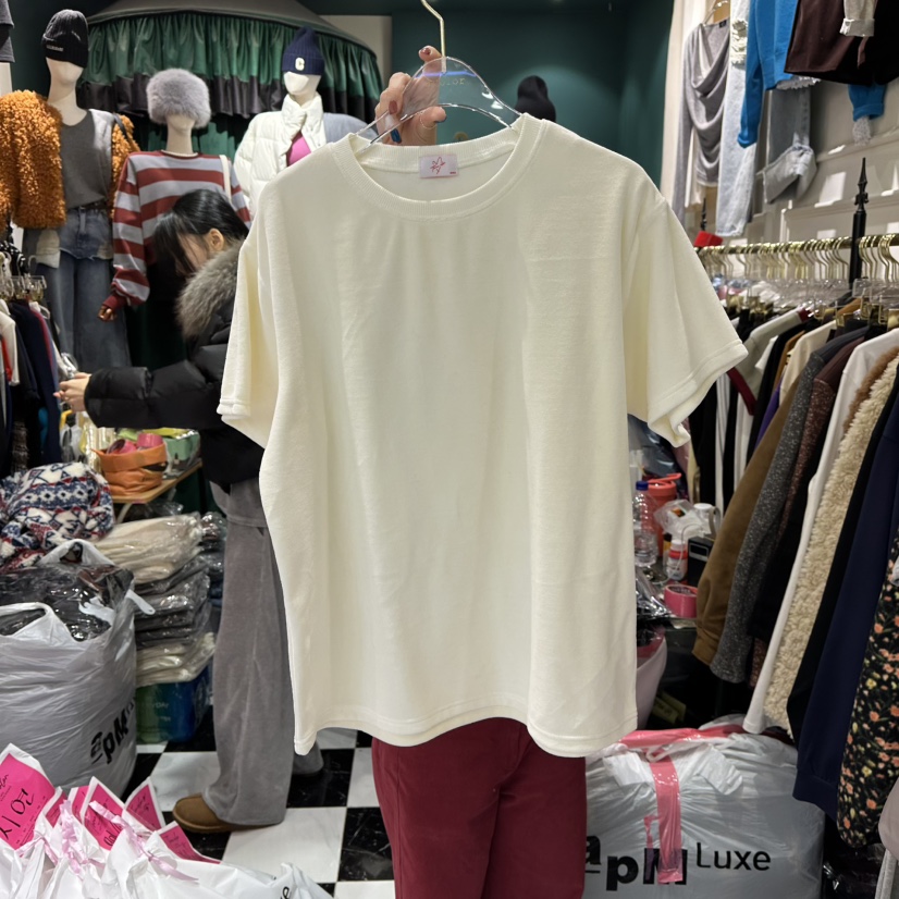 3COLOR東大門㊣代購女士新品休閑T恤Three colorT恤圖色1