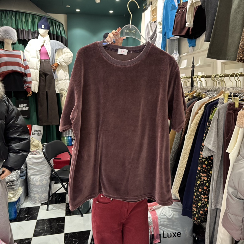 3COLOR東大門㊣代購女士新品休閑T恤Three colorT恤圖色2