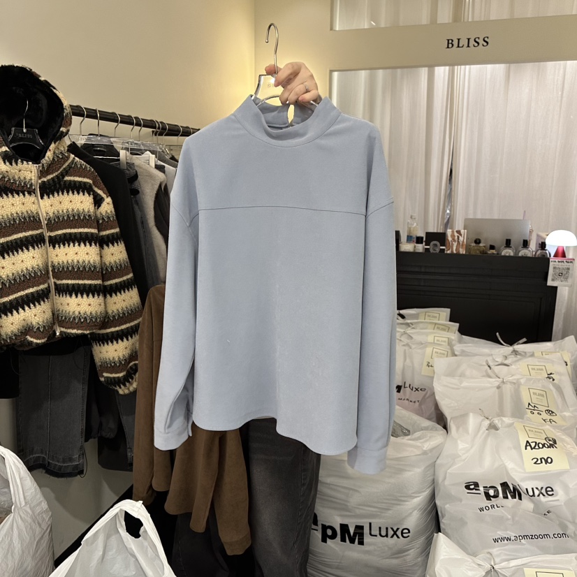 BLISS韓國代購㊣女士新品真品人氣25秋冬推薦職業襯衫蕾絲衫BLISS襯衫/蕾絲衫圖色2