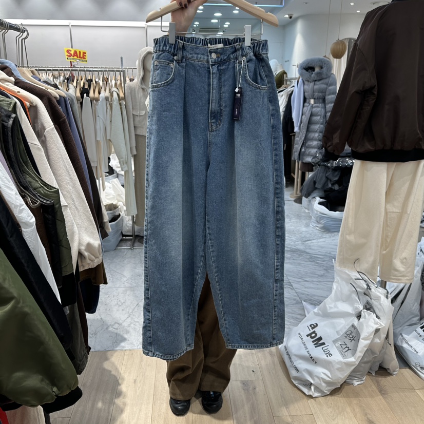 REVE-L東大門㊣實拍女士新品職業人氣推薦25秋冬熱賣牛仔褲REVE-L牛仔褲圖色2