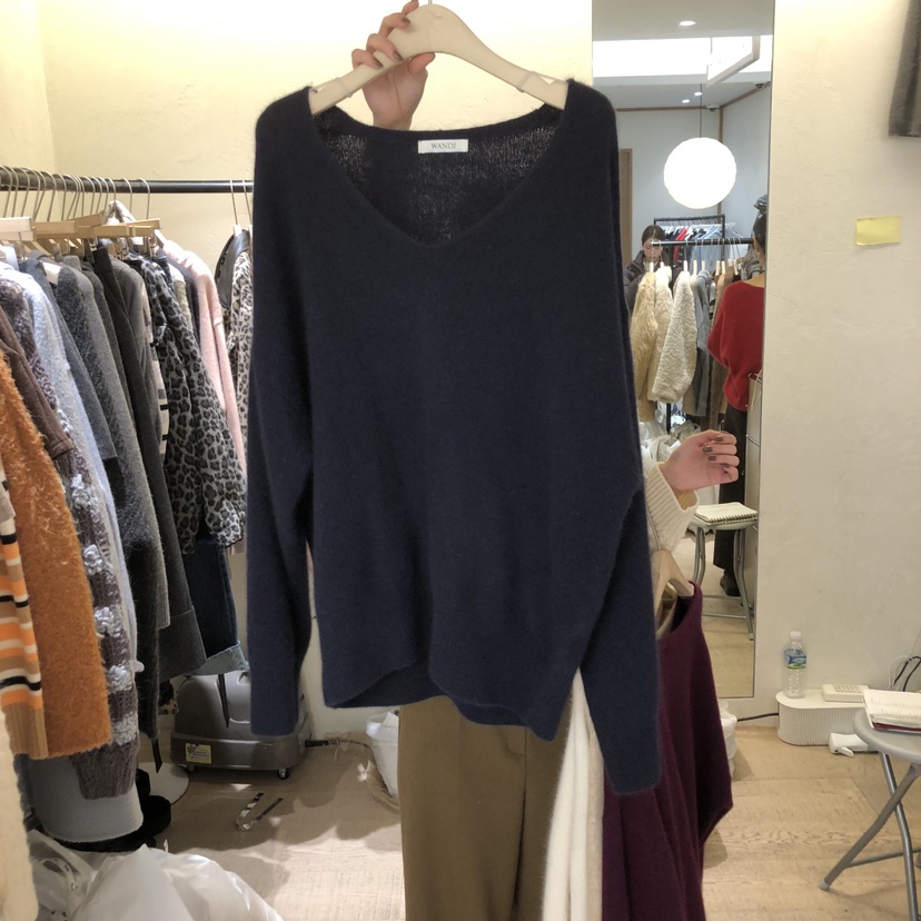 W AND J東大門㊣直郵女士新款25秋冬人氣熱賣真品針織衫浣熊W AND J針織衫圖色5