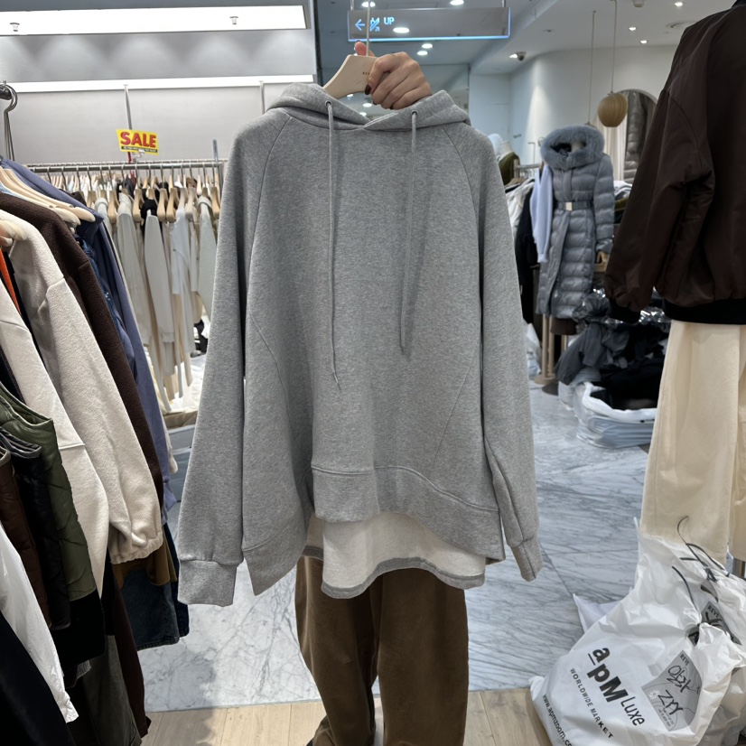 REVE-L韓國代購㊣女裝新品休閑熱賣推薦真品25秋冬衛衣加絨REVE-L衛衣圖色2