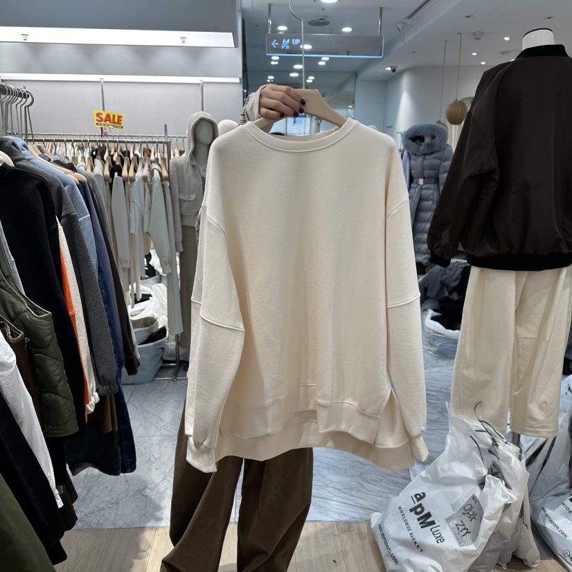 REVE-L韓國代購㊣女裝新品休閑人氣推薦熱賣時尚真品25秋冬衛衣REVE-L衛衣圖色1