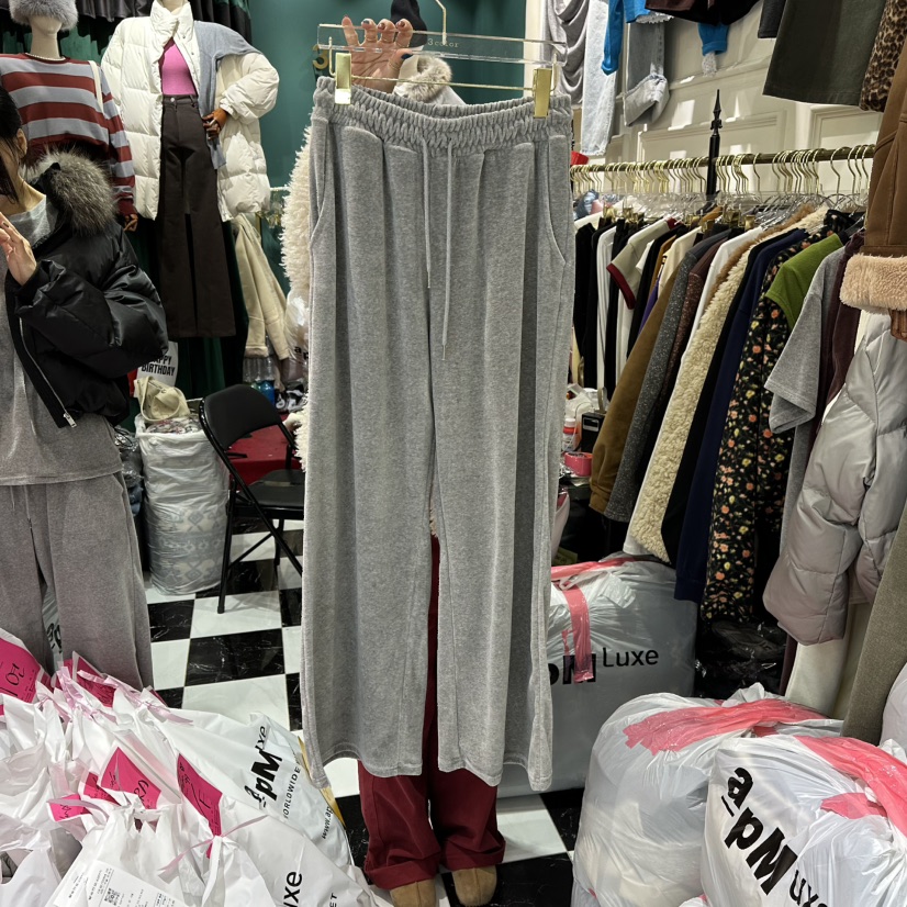 3COLOR東大門㊣實拍女裝新品真品休閑褲Three color休閑褲圖色2