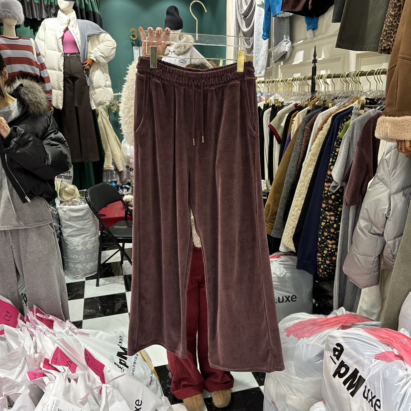 3COLOR東大門㊣實拍女裝新品真品休閑褲Three color休閑褲圖色3