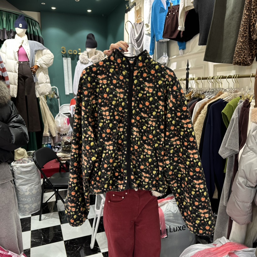 3COLOR東大門㊣代購女裝新款休閑夾克Three color夾克圖色2