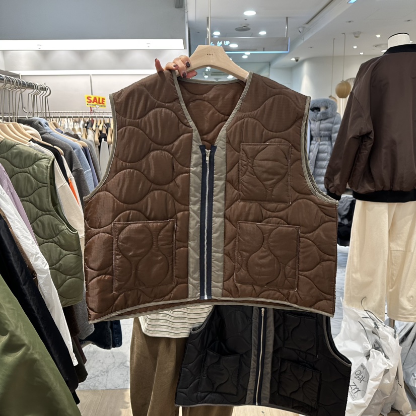 REVE-L韓國代購㊣女士新品熱賣職業真品休閑人氣推薦時尚馬甲REVE-L馬甲圖色1