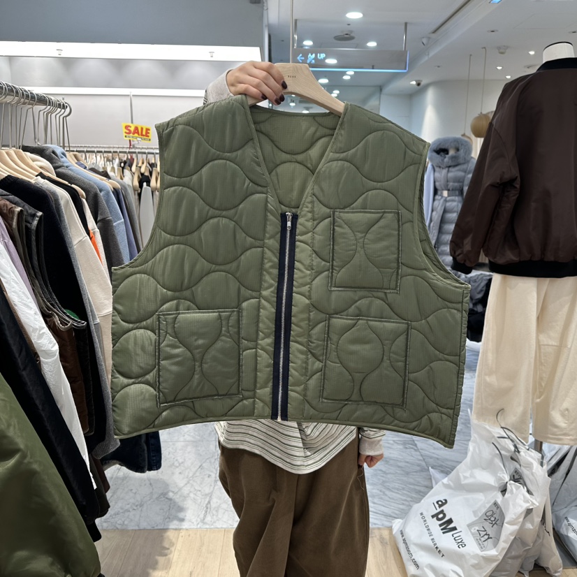 REVE-L韓國代購㊣女士新品熱賣職業真品休閑人氣推薦時尚馬甲REVE-L馬甲圖色3