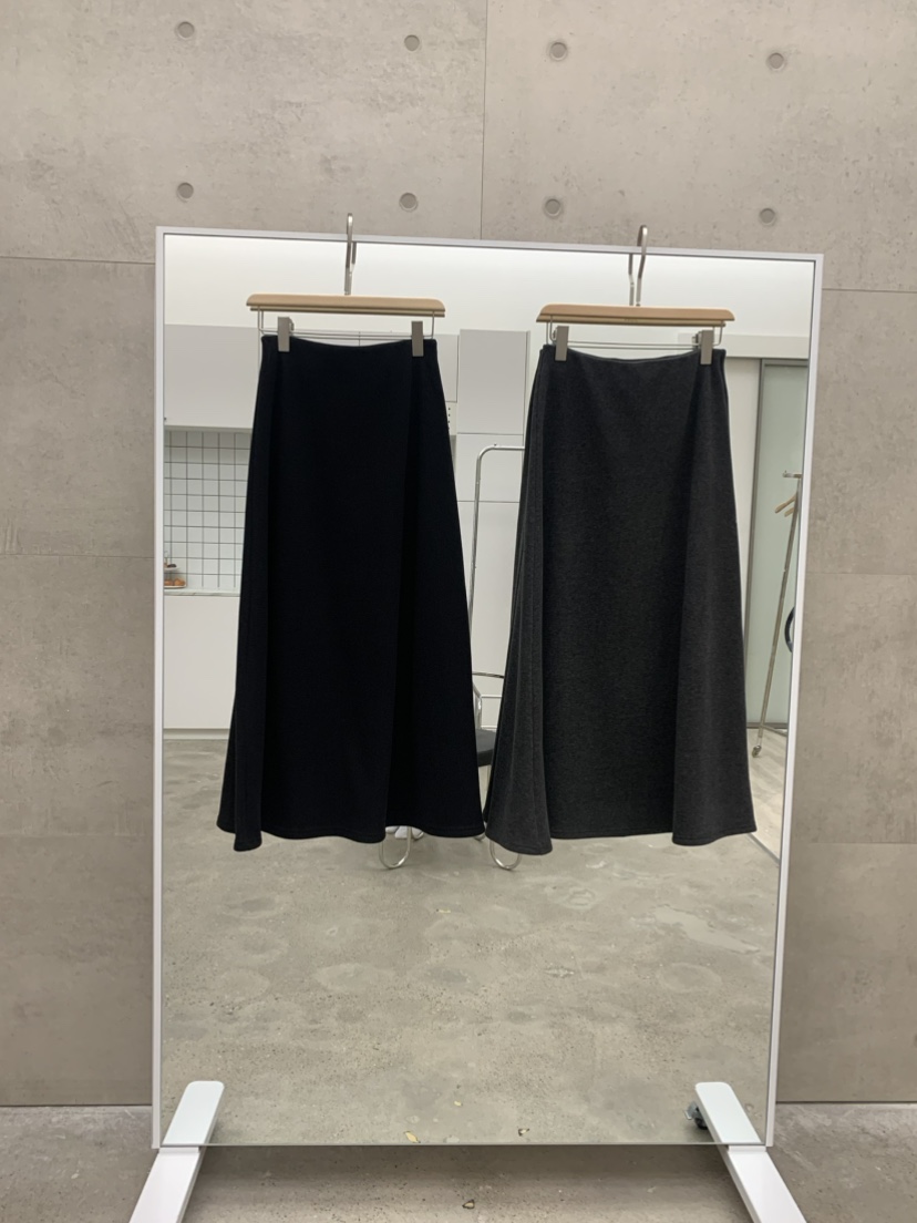 STICK WITH韓國代購㊣女士新品職業25秋冬推薦休閑長裙加絨STICK WITH長裙