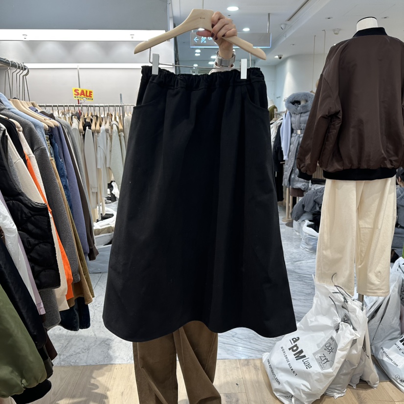 REVE-L東大門㊣代購女士新款25秋冬時尚職業人氣熱賣真品長裙REVE-L長裙圖色2