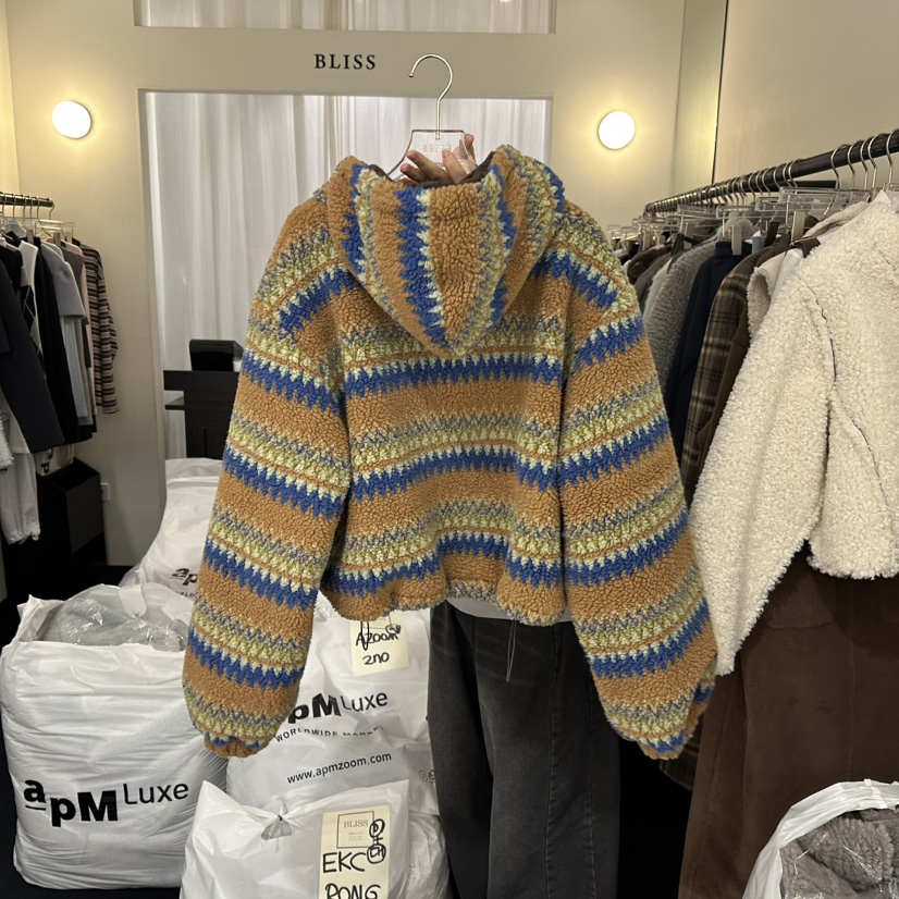 BLISS韓國直郵㊣女士新款人氣真品時尚熱賣職業25秋冬夾克加絨BLISS夾克