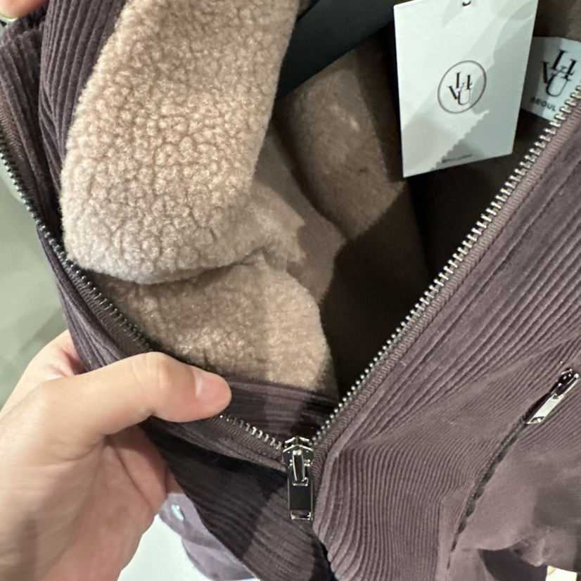 MEMO CLASSIC韓國代購㊣女裝新品職業熱賣真品夾克燈芯絨加絨MEMO CLASSIC夾克