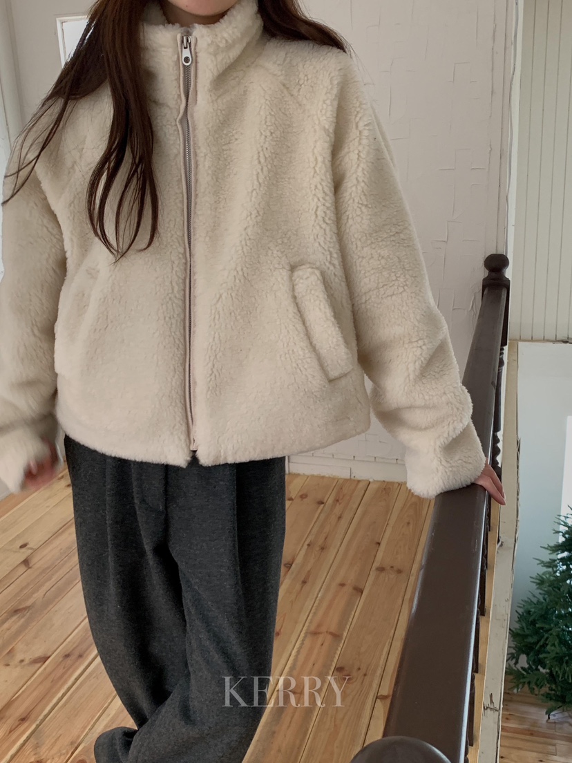 KERRY韓國直郵㊣女裝新款職業推薦熱賣真品時尚25秋冬短款大衣KERRY短款大衣