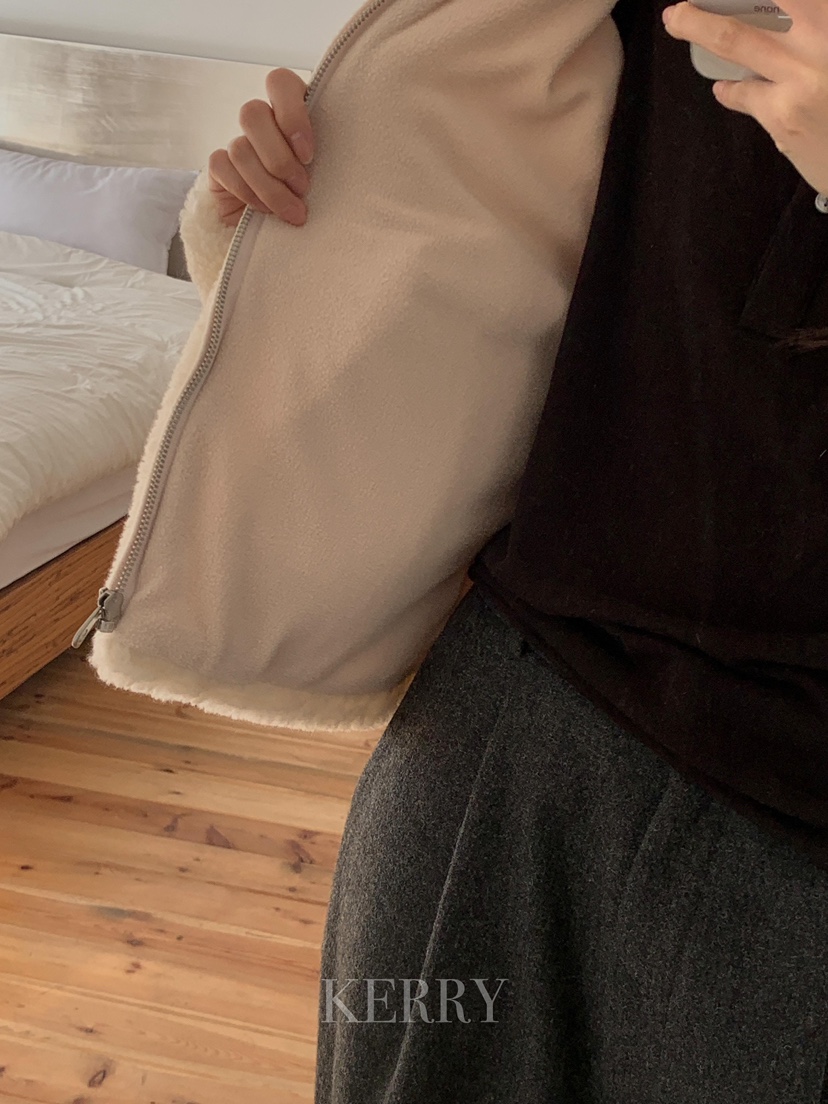 KERRY韓國直郵㊣女裝新款職業推薦熱賣真品時尚25秋冬短款大衣KERRY短款大衣