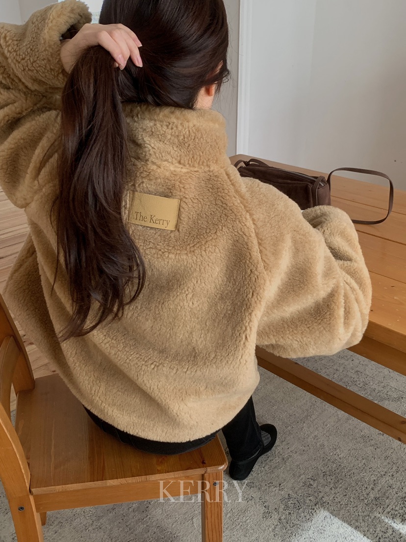 KERRY韓國直郵㊣女裝新款職業推薦熱賣真品時尚25秋冬短款大衣KERRY短款大衣