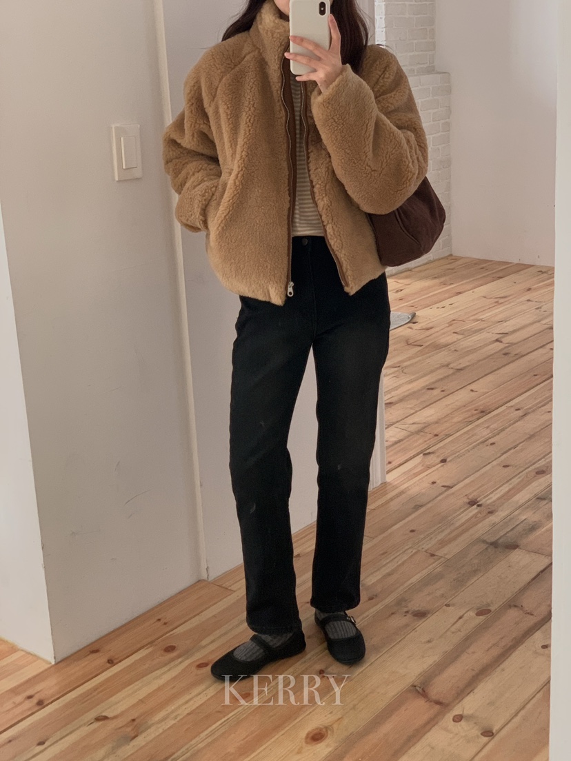 KERRY韓國直郵㊣女裝新款職業推薦熱賣真品時尚25秋冬短款大衣KERRY短款大衣