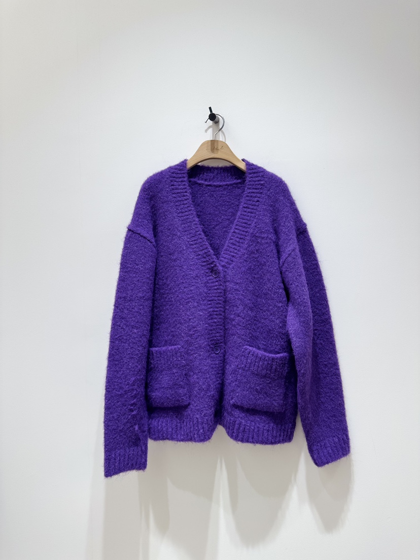 MELTED-P東大門㊣代購女裝新款職業真品休閑毛衣羊毛口袋開衫MELTED-P毛衣