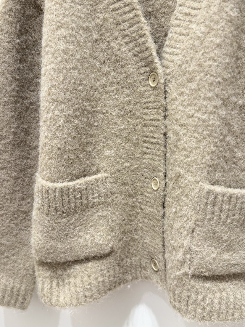 MELTED-P東大門㊣代購女裝新款職業真品休閑毛衣羊毛口袋開衫MELTED-P毛衣