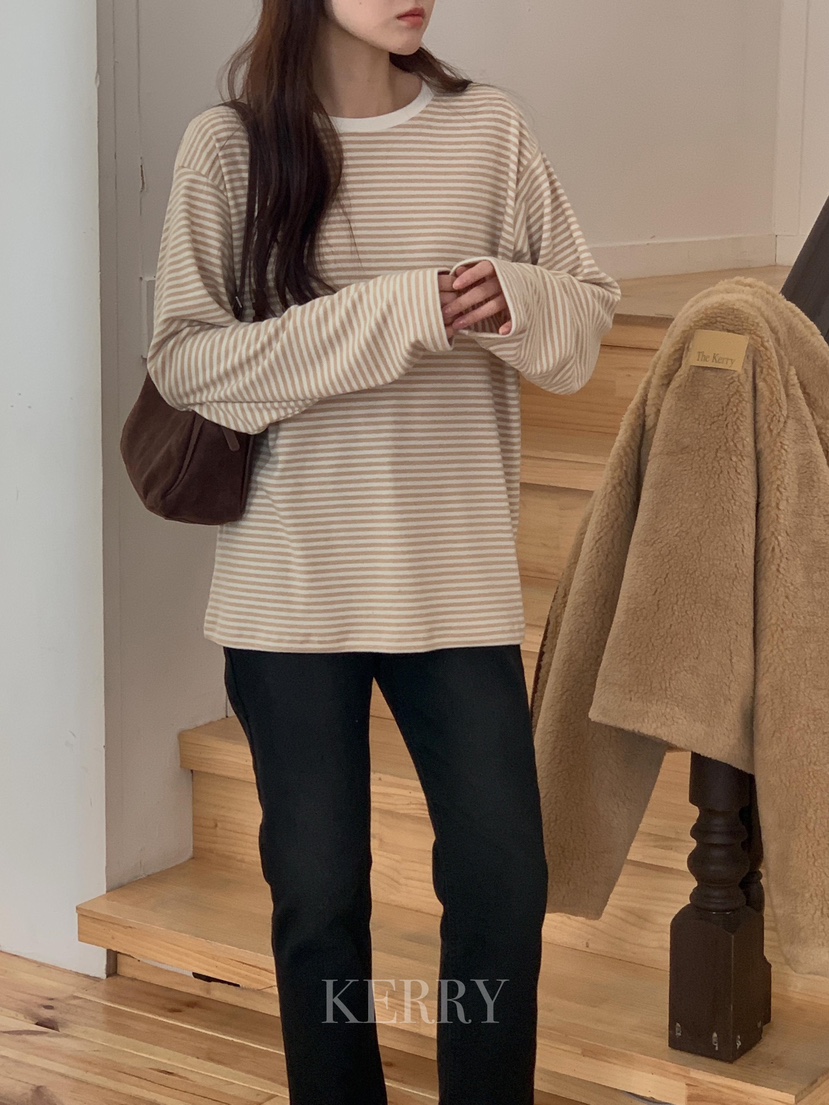 KERRY東大門㊣實拍女士新品休閑人氣真品推薦時尚熱賣長袖T恤KERRY長袖T恤