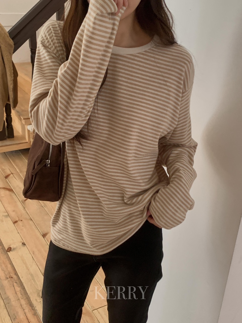 KERRY東大門㊣實拍女士新品休閑人氣真品推薦時尚熱賣長袖T恤KERRY長袖T恤