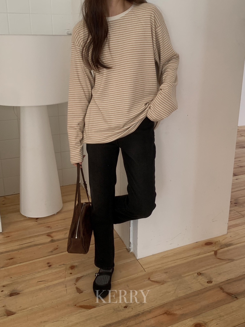KERRY東大門㊣實拍女士新品休閑人氣真品推薦時尚熱賣長袖T恤KERRY長袖T恤