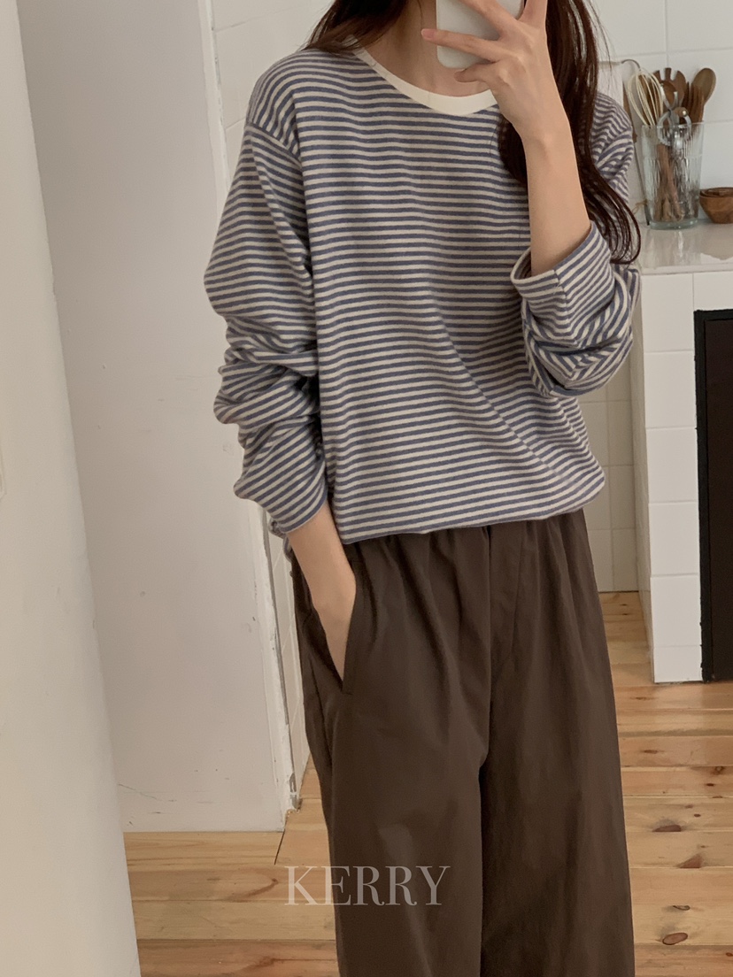 KERRY東大門㊣實拍女士新品休閑人氣真品推薦時尚熱賣長袖T恤KERRY長袖T恤