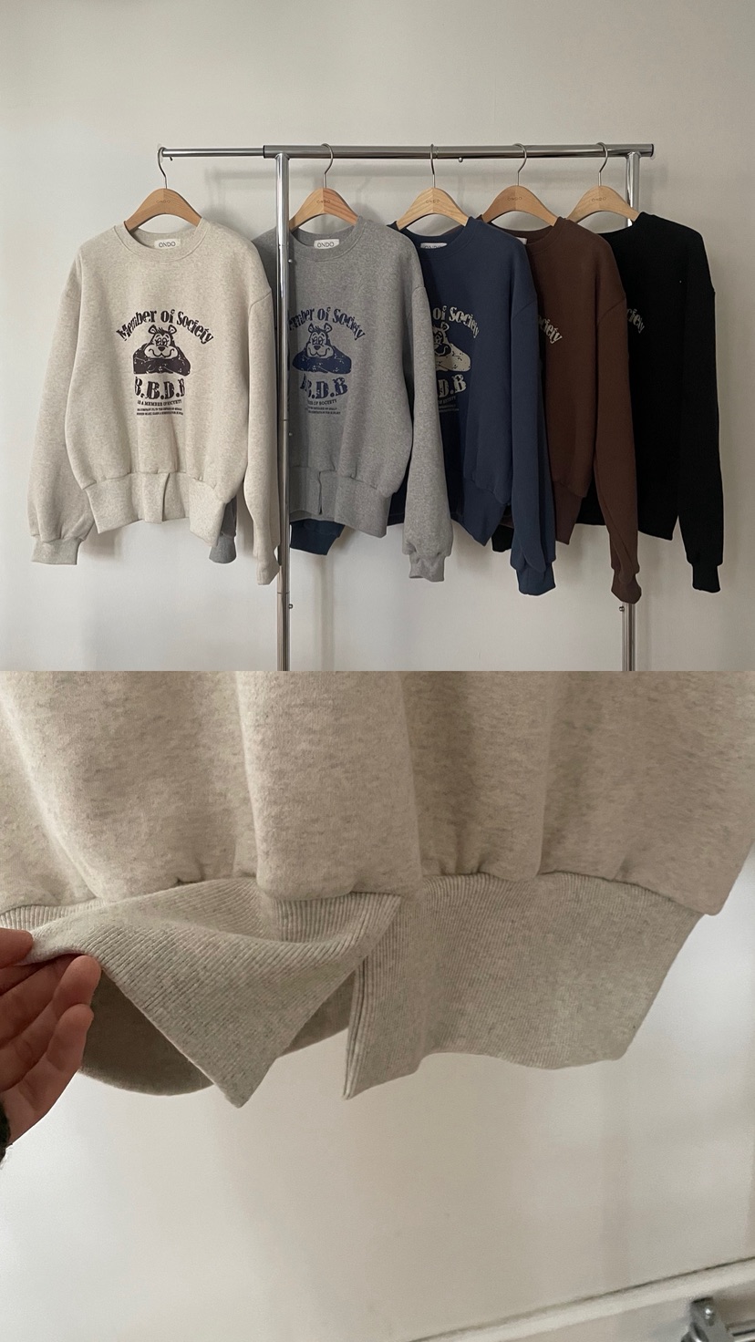 ONDO-P韓國代購㊣女士新款休閑真品推薦25秋冬職業衛衣加絨ONDO-P衛衣