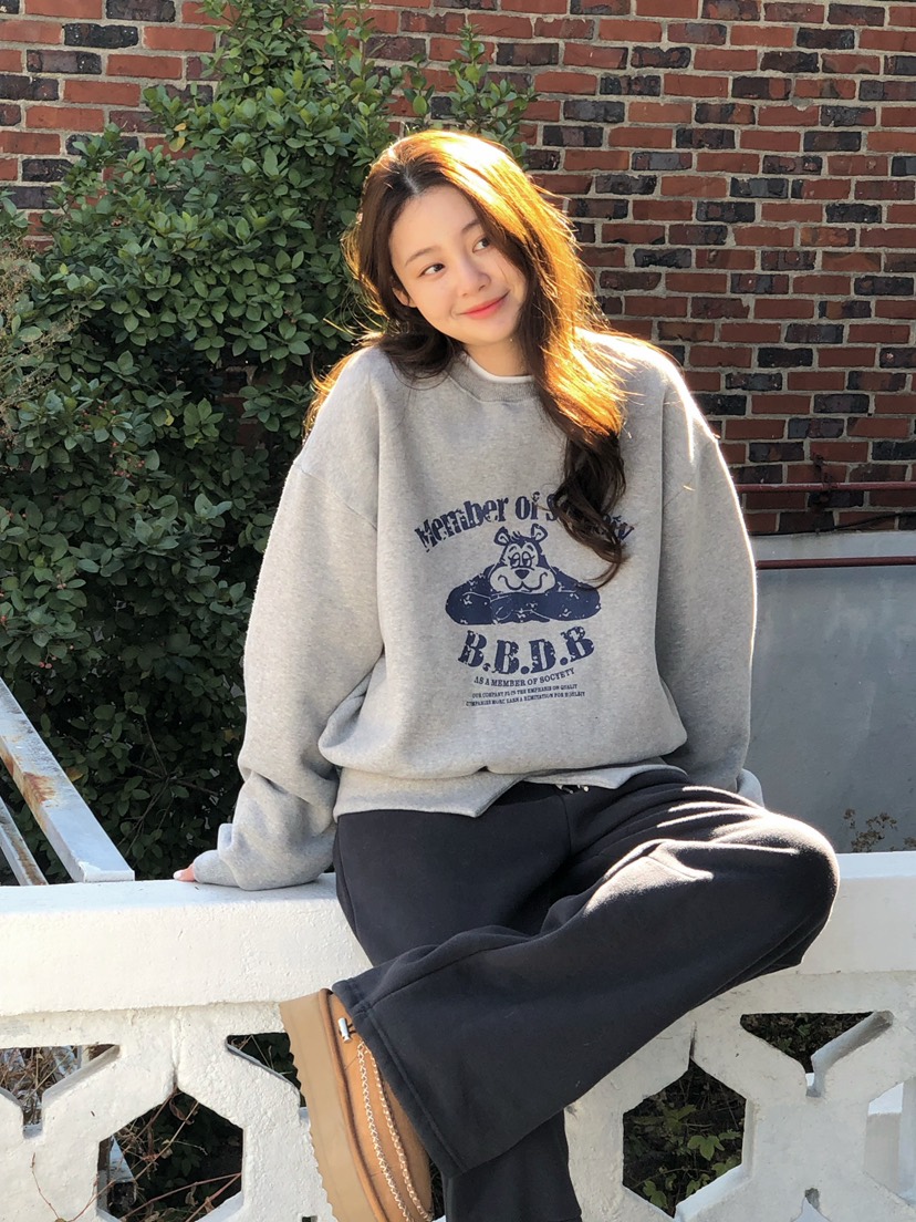 ONDO-P韓國代購㊣女士新款休閑真品推薦25秋冬職業衛衣加絨ONDO-P衛衣