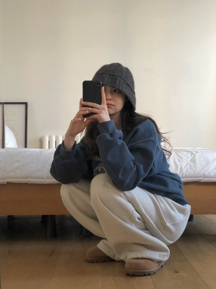 ONDO-P韓國代購㊣女士新款休閑真品推薦25秋冬職業衛衣加絨ONDO-P衛衣