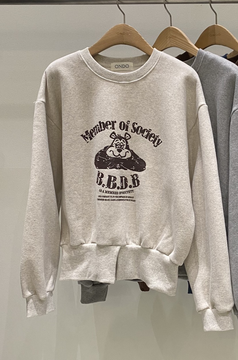 ONDO-P韓國代購㊣女士新款休閑真品推薦25秋冬職業衛衣加絨ONDO-P衛衣圖色4