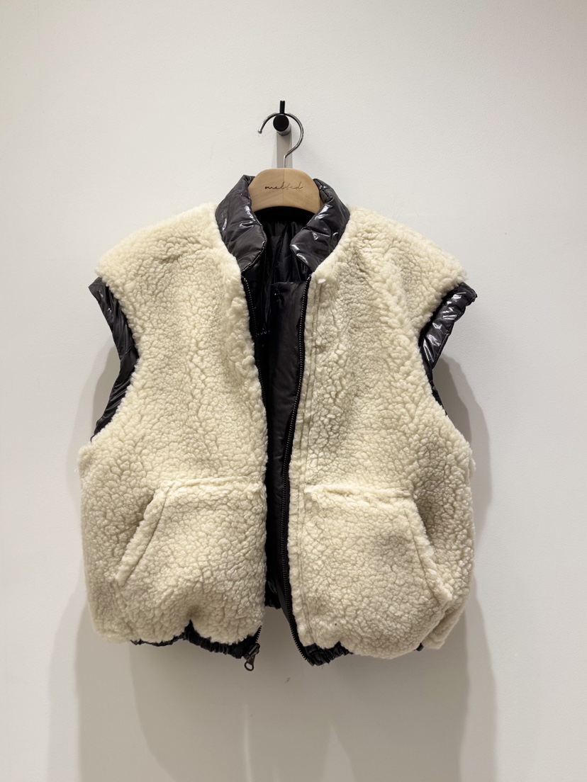 MELTED-P東大門㊣代購女裝新品25秋冬人氣休閑馬甲兩面穿雙面MELTED-P馬甲