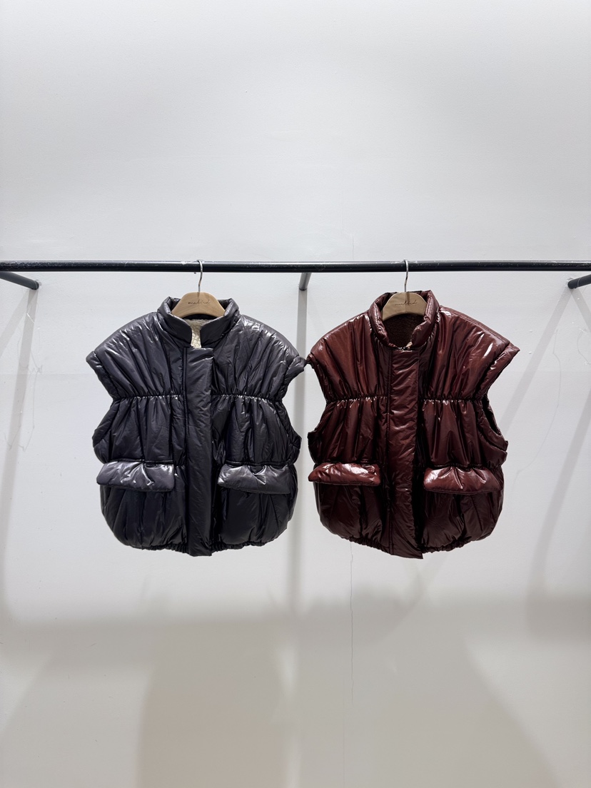 MELTED-P東大門㊣代購女裝新品25秋冬人氣休閑馬甲兩面穿雙面MELTED-P馬甲