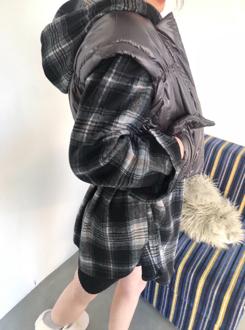 MELTED-P東大門㊣代購女裝新品25秋冬人氣休閑馬甲兩面穿雙面MELTED-P馬甲