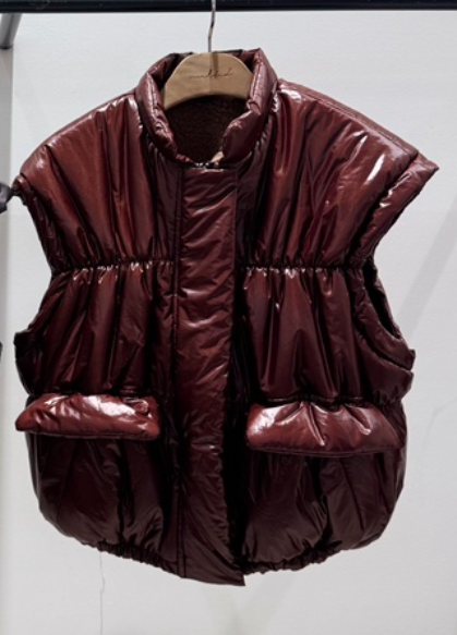 MELTED-P東大門㊣代購女裝新品25秋冬人氣休閑馬甲兩面穿雙面MELTED-P馬甲圖色2