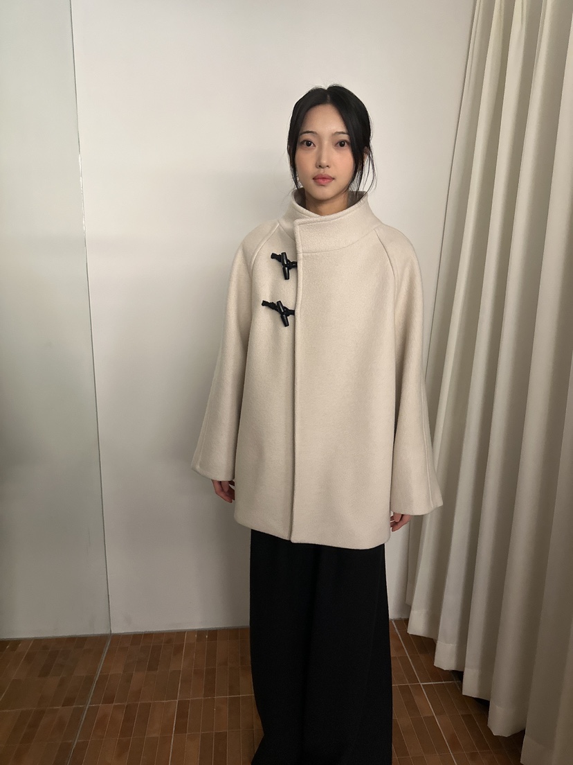 LOGON韓國代購㊣女裝新品真品熱賣時尚人氣推薦25秋冬中長款大衣LOGON中長款大衣