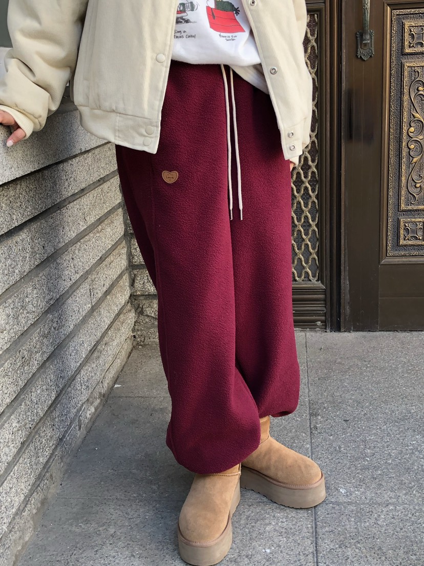 ONDO-P韓國代購㊣女士新款推薦職業時尚熱賣休閑褲羊毛開衩ONDO-P休閑褲