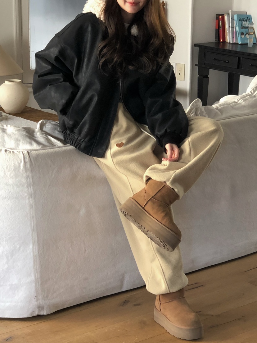 ONDO-P韓國代購㊣女士新款推薦職業時尚熱賣休閑褲羊毛開衩ONDO-P休閑褲